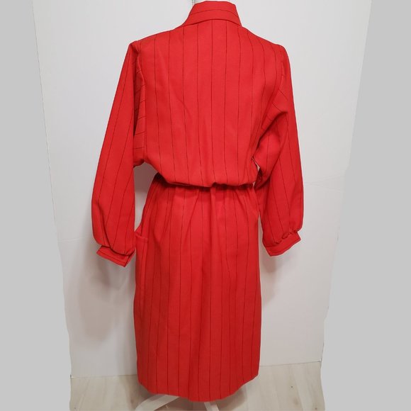 Vintage Sears Union Made Fitted Shirt Dress 70/80s - Picture 6 of 8